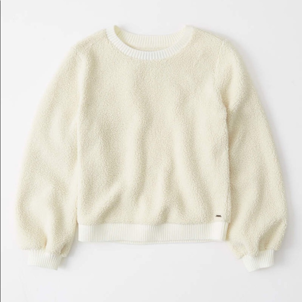 Sherpa Crewneck Sweatshirt from Abercrombie